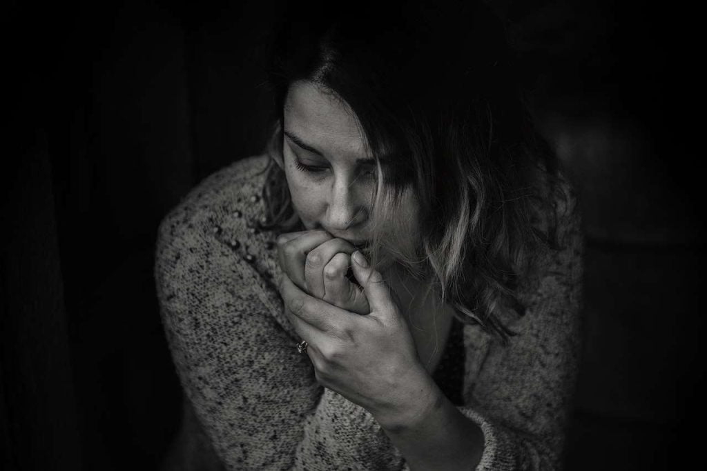 femme qui stresse