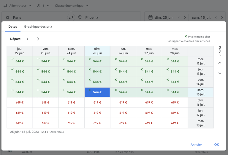 comment utiliser Google Flights par Izi USA