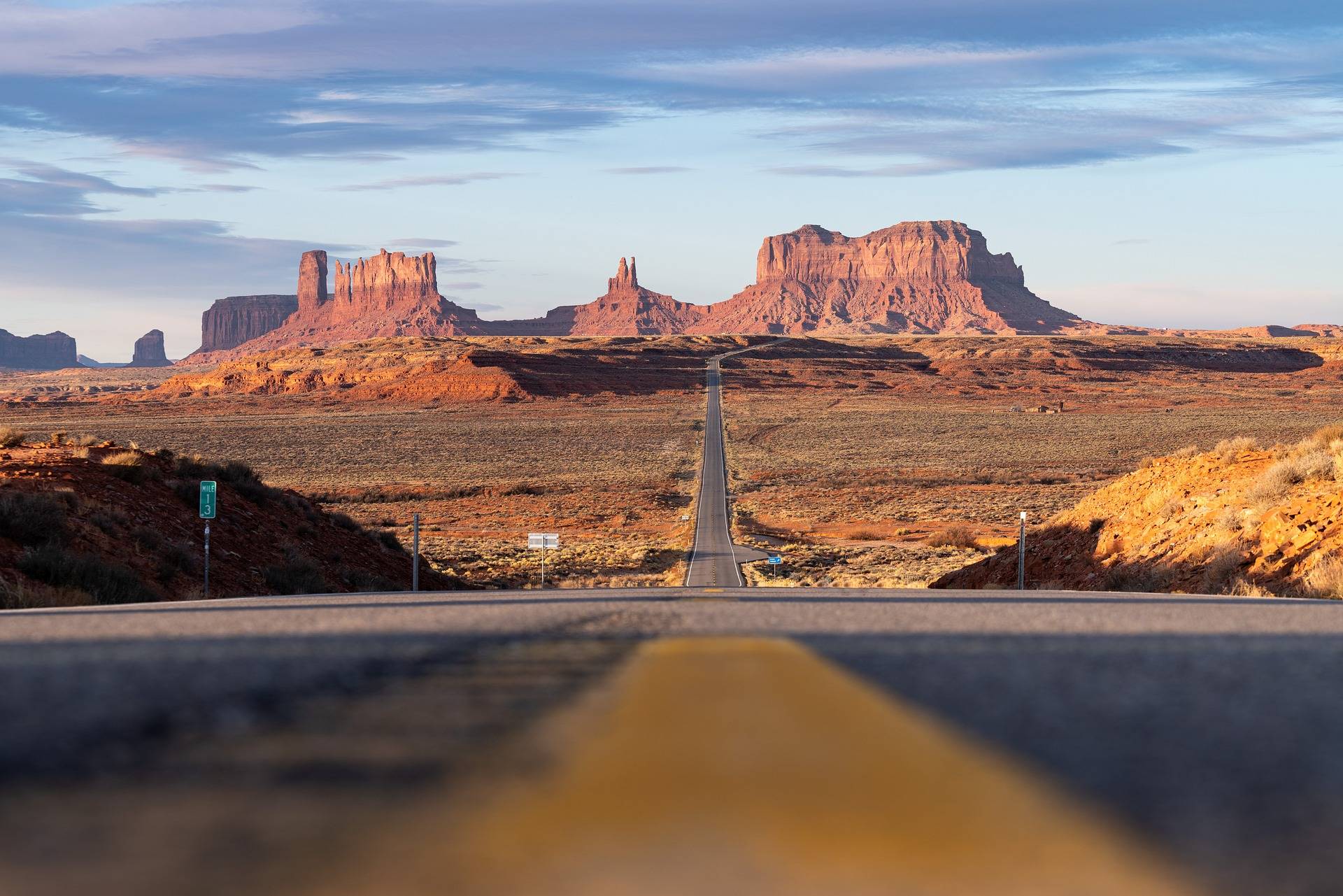 Monument Valley, lieu mythique de l'Ouest photo de Monument Valley depuis Forrest Gump Point