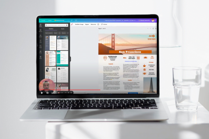 un tuto pas à pas pour personnaliser ton road-book facilement tutoriel Canva pour personnaliser son road book Izi USA